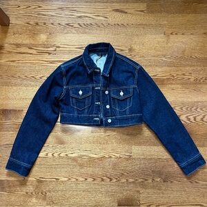 Pull and Bear Cropped Denim Jacket
